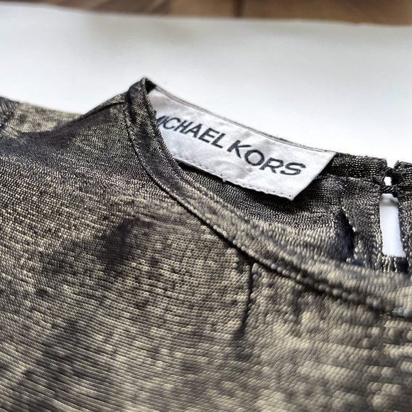 Michael Kors Vintage Gold Tank Top Blouse - Picture 6 of 11